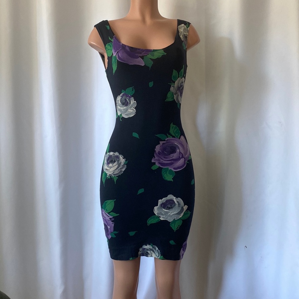 Byblos Vintage 90’s floral mini tank dress